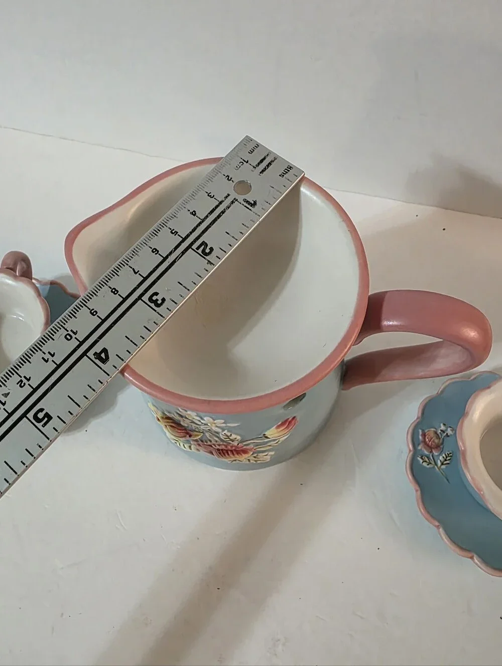 Yankee Candle Cottage Floral Wax Warmer Set 2003 Retired NWT